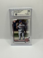 2022 Bowman Draft PARKER MESSICK 1ST BOWMAN #BD-71  Graded MGCo. Gem Mint 10