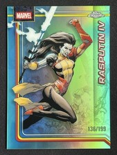 Rasputin IV 2026 Topps Chrome Marvel Comics Aqua Refractor Base /199 #94