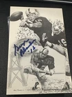 George Blanda Signed B&W Hall Of Fame Post Card  COA