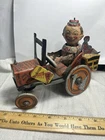 Louis Marx College Whoopee Car'. 1920’s Original Tin Toy Litho Car Works Wind Up
