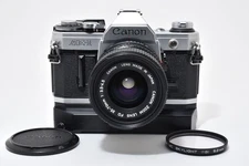 [N.Mint] Canon AE-1 35mm Film Camera WINDER A2 w/ NFD 35-70mm f/3.5-4.5 Japan