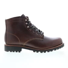 Wolverine 1000 Mile Plain Toe Rugged Boot Mens Brown Casual Dress Boots