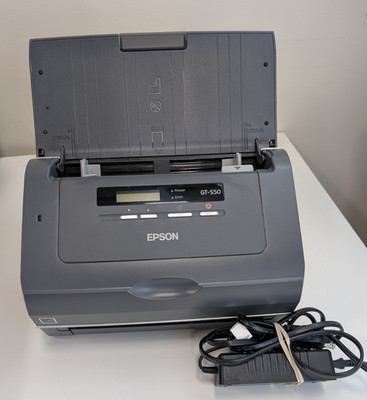 Epson WorkForce Pro GT-S55 Color Document Scanner Tested w/ power cord