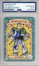 2024 KAKAWOW DISNEY FESTIVALS BUZZ LIGHTYEAR SIGNED CARD TIM ALLEN PSA DNA COA