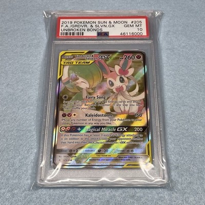 Pokemon Gardevoir Sylveon GX Alt Art 205/214 PSA 10 Unbroken Bonds
