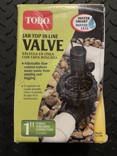 Toro 53709 1-Inch Jar Top Underground Sprinkler System Valve With Flow