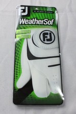 Footjoy Men's FJ WeatherSof All-Weather Right Hand Golf Glove SV3 White Medium