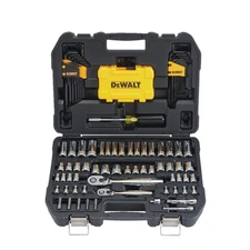 DeWalt Mechanics Chrome Tool and Socket Set, 108 Piece
