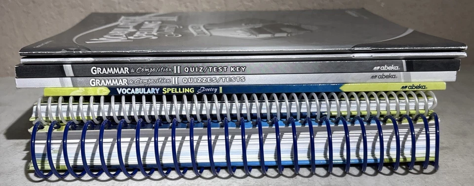 Abeka Vocabulary & Grammar II Spelling Poetry Grammar & Composition 6th Ed Lot 6 - Image 3 of 4