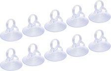 10 Pcs Clear PVC Suction Cups 45mm - Hanging Hooks for Automotive Glass Windshie
