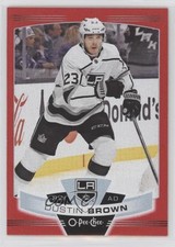 2019-20 O-Pee-Chee Wrapper Redemption Red Dustin Brown #128 0c3