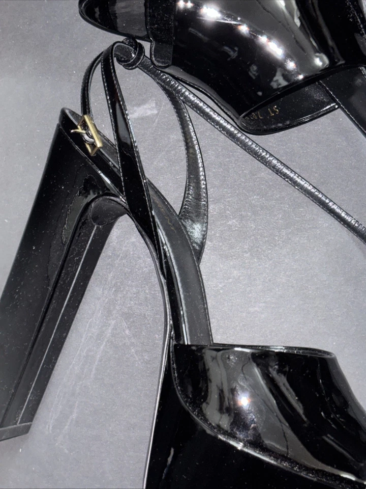 Sexy para mujer Saint Laurent 95 Tanouk negro 10 EE. UU. / 41 L UE Foto 3 de 4