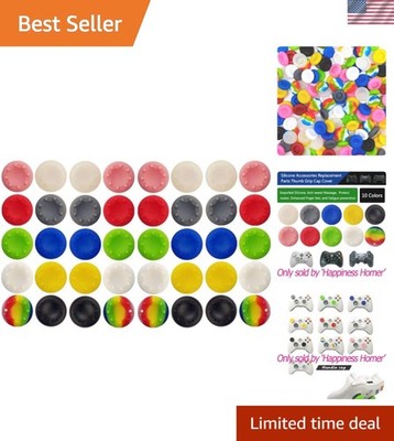 Personalize Your Gaming With 40 Silicone Thumb Grip Caps in 10 Stunning Colors