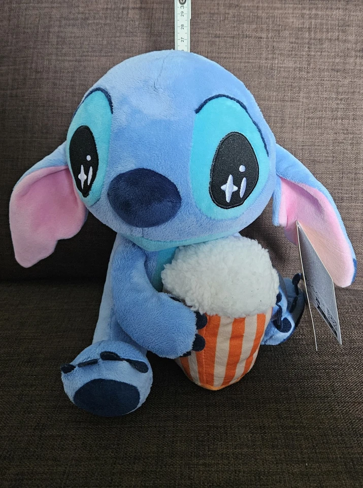 Disney Stitch Plüschtier mit Popcorn, Kuscheltier,Spielzeug – Lilo & Stitch - Bild 1 von 1