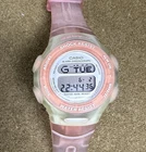 Vtg CASIO Pink Baby-G Shock BG-142 Model 1564 Alarm Chrono Watch  NEW BATTERY