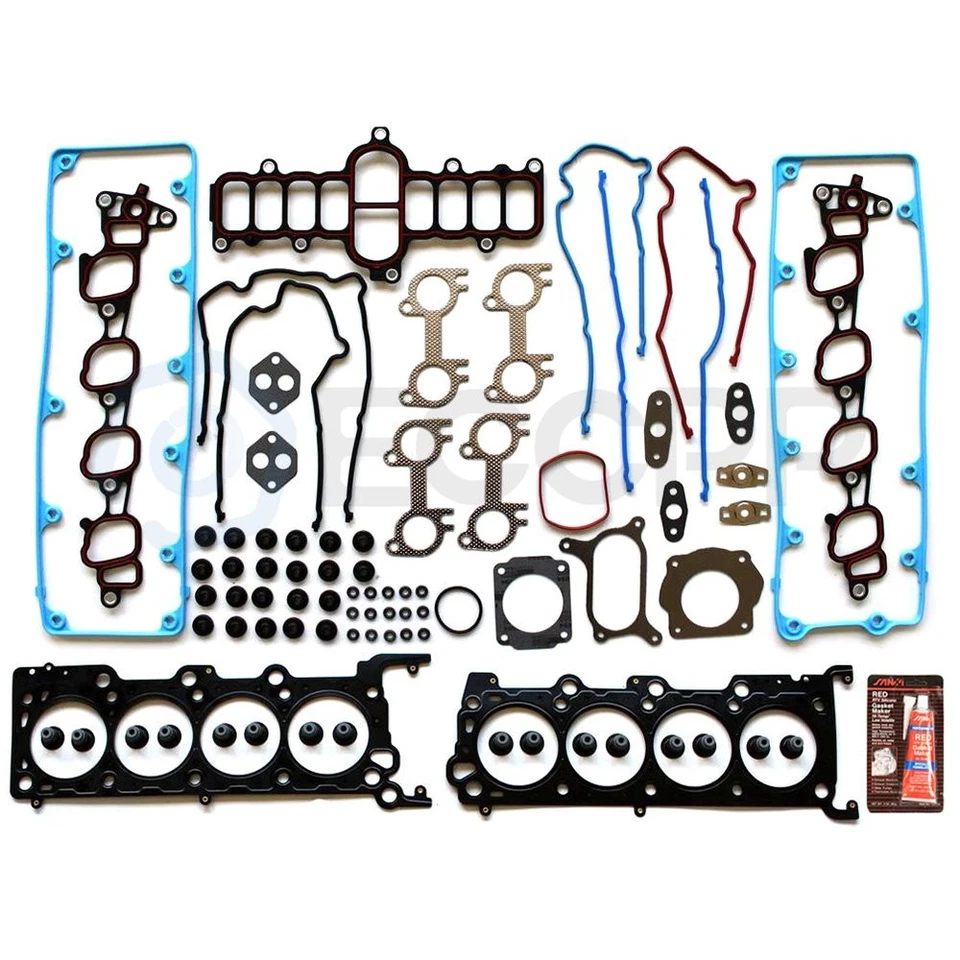 Juego completo de juntas para Ford Crown Victoria Lincoln Town Car 2002-2011 4,6 L SOHC Foto 2 de 4