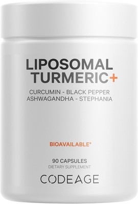 Codeage Organic Turmeric Supplement - 95% Curcumin Extract Pills - Liposomal... 