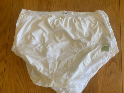 X10 Paar nagelneue M&S Slips volle Größe 22 weiß - verschiedene Stoffe & Muster
