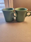 Fiestaware Coffee Cups Mugs Ring Handle Homer Fiestaware Laughlin USA  Set of 2