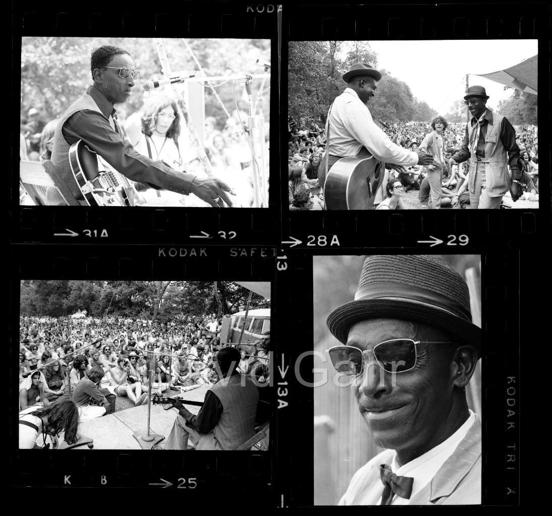 '70 John Jackson Fred McDowell Phila Folk Fest Original 35mm 4 Negative Lot B590