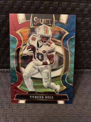 Tyreek Hill 2025 Panini Select #83 Tri-Color Prizm Concourse /399