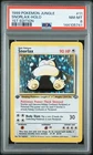 1999 POKEMON JUNGLE 1ST EDITION #11 SNORLAX-HOLO PSA 8