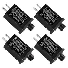 4PCS Replacement Yard Inflatable Adapter 12V Class 2 Power Supply 120VAC 60Hz...