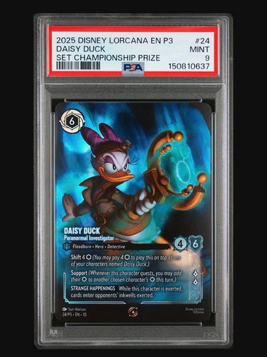 Daisy Duck - Paranormal Investigator graded PSA 9 for sale on eBay