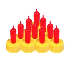 Lamb Rubber Pacifier Milk Drink Nipples 10pcs for Feeding Sheep Goat Lamb Puppy