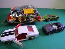 Fast and Furious JADA Ford Mustang 1/32 Scale Diecast Cars BUNDLE Custom Playset