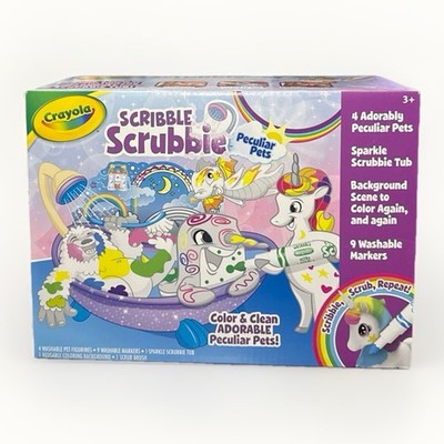 Crayola Scribble Scrubbie Peculiar Pets Washable Color & Clean Ages 3+