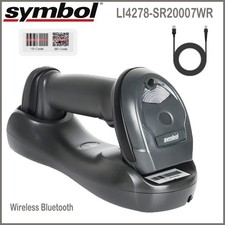 Zebra Symbol LI4278-SR20007WR 1D Wireless Bluetooth Barcode Scanner USB Cradle