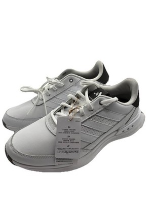 Adidas Men's Sz 8.5 S2G SL Leather 24 Spikeless Golf Shoes IF0298  White/Charcoal | eBay