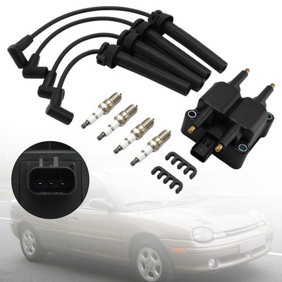 Ignition Coil Pack Spark Plug Wire Set UF189 UF403 UF410 Für Chrysler 97-02