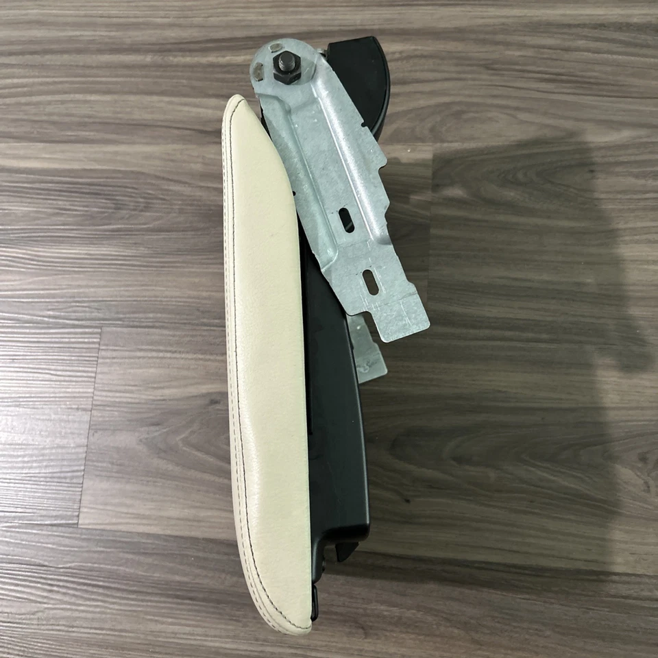 Volkswagen Touareg 2011-2018 consola central tapa reposabrazos doble centro OEM cuero Foto 4 de 4