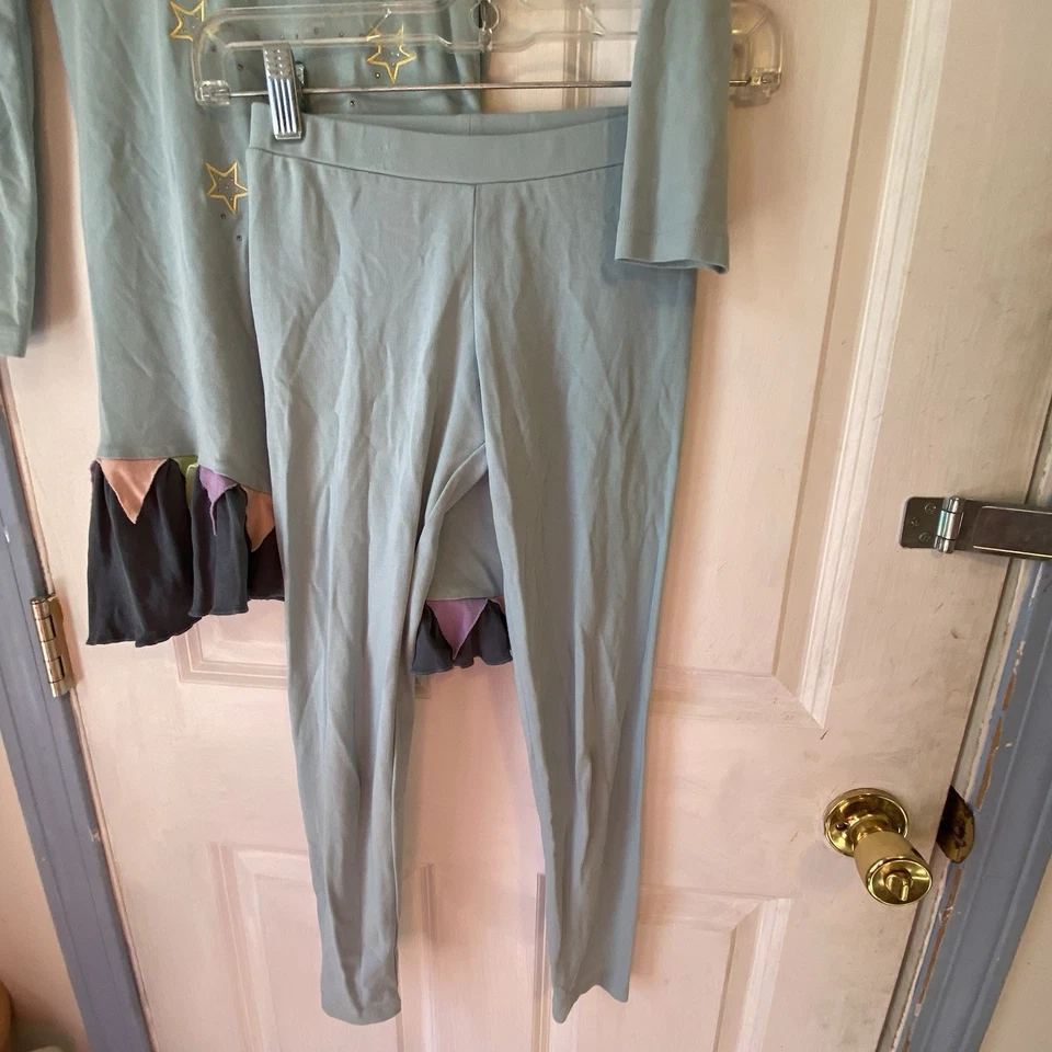 Conjunto de Vestido y Leggings Niñas Talla 8 Lemon Loves Lima Bordado Oso Polar Estrellas Foto 3 de 4