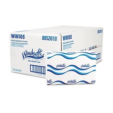 Windsoft 105B 9.25 in. x 9.5 in. 1-Ply Multifold Paper Towel - WT (16 PK/CT) New