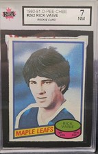 80-81 O-Pee-Chee Rick Vaive Rookie KSA 7 🚨🚨🚨 Toronto Maple Leafs 