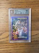 2024 Topps Series 2 Manny Machado #550 Purple Foil /799 BGS 10 Pristine
