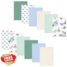 Luvable Friends Burp Cloths Pastel Dino 12pk