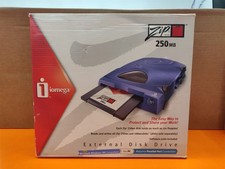                 iOmega Zip Z250P 250MB External Disk Drive, Software CD  Manual