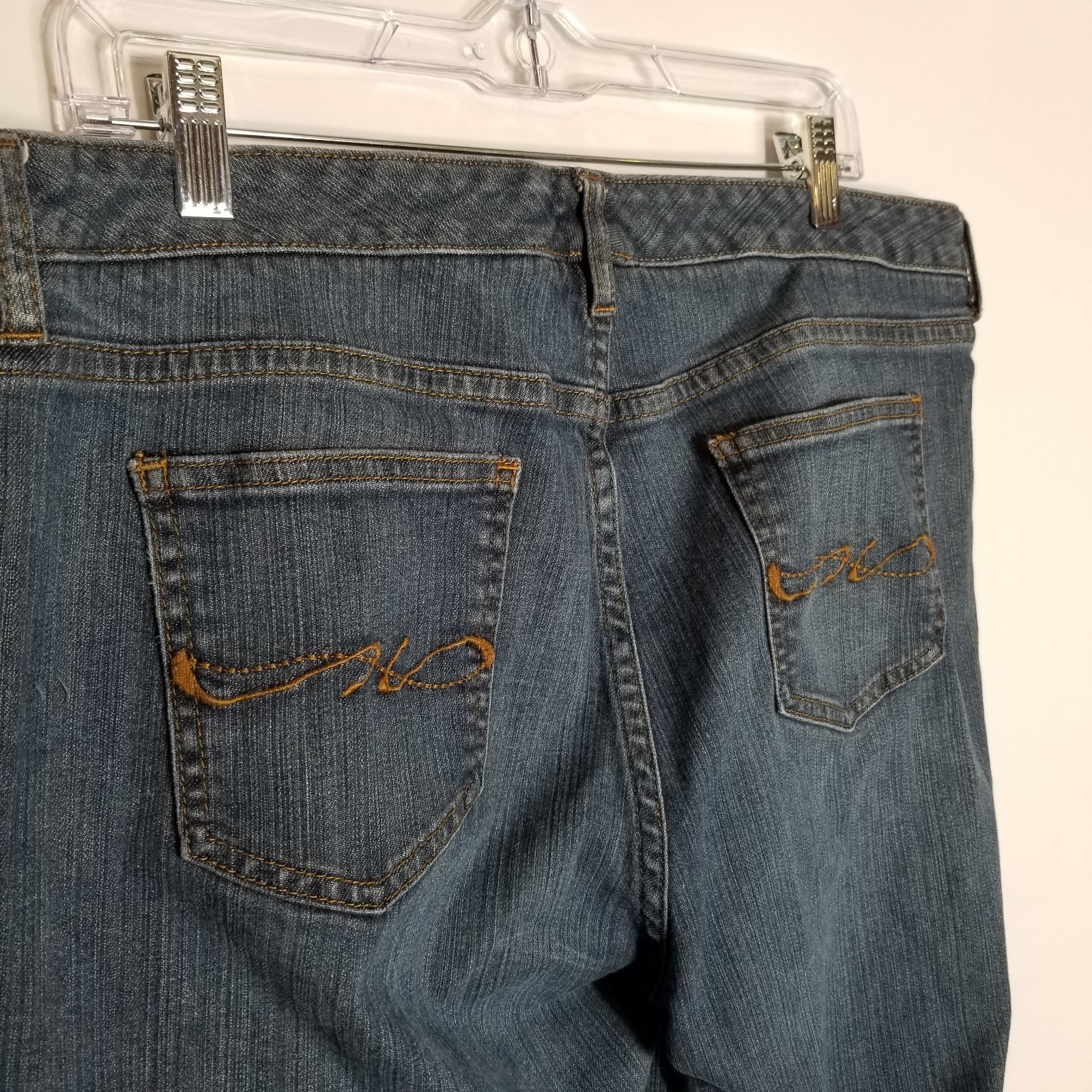 Tommy Hilfiger Jeans Women's Size 18 Bootcut Blue Denim Medium Wash 38x30 thumbnail 3