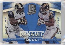 2014 Panini Spectra Dynamic Duos Blue Prizm 2/49 Benny Cunningham Zac Stacy 7l6