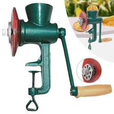 Hand Crank Manual Corn Grinder Flour Maker Wheat Grain Nut Mill Cast Iron Tool
