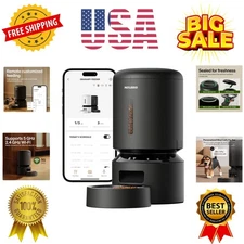 Automatic Cat Feeder, 5G WiFi Automatic Dog Food Dispenser with Freshness Pre...