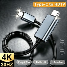 4K USB C Type C to HDMI Mirroring Cable For iPhone 17Air 16 15 Android HDTV Cord
