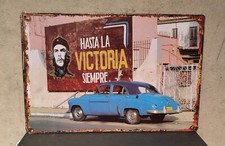 Plaque metal motel CUBA TREE