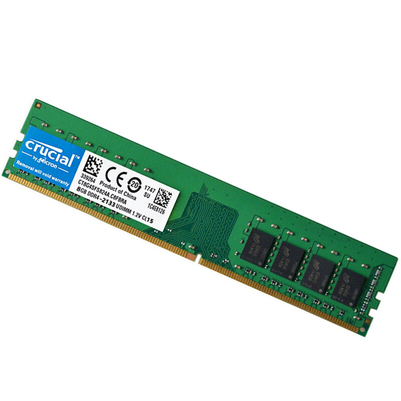 Crucial DDR4 2133MHz 32GB（8GB x4枚） Crucial DDR4 8GB 1 X 8GB 2133 Mhz PC4-17000 288pins Desktop Memory