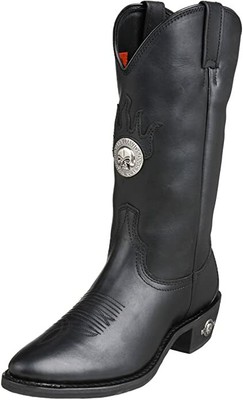 skull biker boots