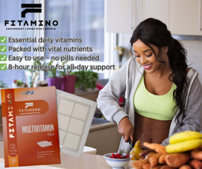 FITAMINO Multivitamin transdermale Pflaster, 30 Tage Vorrat